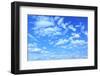 Blue Sky with Clouds, May Be Used as Background-Zoom-zoom-Framed Premium Photographic Print