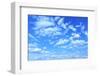 Blue Sky with Clouds, May Be Used as Background-Zoom-zoom-Framed Premium Photographic Print