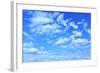 Blue Sky with Clouds, May Be Used as Background-Zoom-zoom-Framed Photographic Print