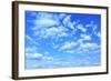 Blue Sky with Clouds, May Be Used as Background-Zoom-zoom-Framed Photographic Print