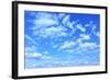 Blue Sky with Clouds, May Be Used as Background-Zoom-zoom-Framed Photographic Print