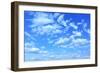 Blue Sky with Clouds, May Be Used as Background-Zoom-zoom-Framed Photographic Print