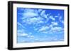 Blue Sky with Clouds, May Be Used as Background-Zoom-zoom-Framed Photographic Print