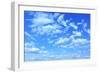 Blue Sky with Clouds, May Be Used as Background-Zoom-zoom-Framed Photographic Print