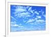 Blue Sky with Clouds, May Be Used as Background-Zoom-zoom-Framed Photographic Print