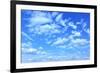 Blue Sky with Clouds, May Be Used as Background-Zoom-zoom-Framed Photographic Print