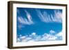 Blue Sky with Whispy Clouds-Mark Sunderland-Framed Photographic Print