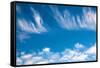 Blue Sky with Whispy Clouds-Mark Sunderland-Framed Stretched Canvas