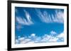 Blue Sky with Whispy Clouds-Mark Sunderland-Framed Photographic Print