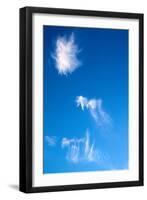 Blue Sky with Whispy Clouds-Mark Sunderland-Framed Photographic Print