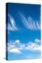 Blue Sky with Whispy Clouds-Mark Sunderland-Stretched Canvas