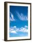 Blue Sky with Whispy Clouds-Mark Sunderland-Framed Photographic Print