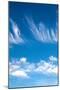 Blue Sky with Whispy Clouds-Mark Sunderland-Mounted Photographic Print