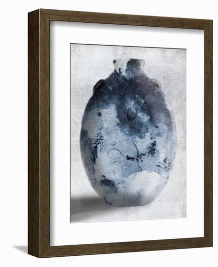 Blue Smoke Mate-OnRei-Framed Art Print