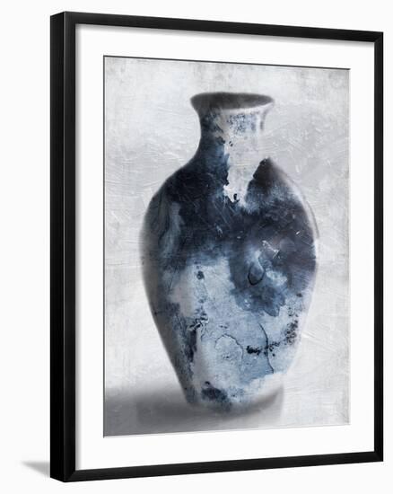 Blue Smoke-OnRei-Framed Art Print