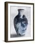 Blue Smoke-OnRei-Framed Art Print