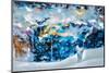 Blue Snow Day-Ursula Abresch-Mounted Photographic Print