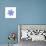 Blue Snowflake 2-Wendy Edelson-Giclee Print displayed on a wall