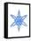 Blue Snowflake 3-Wendy Edelson-Framed Stretched Canvas