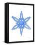 Blue Snowflake 3-Wendy Edelson-Framed Stretched Canvas