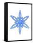 Blue Snowflake 3-Wendy Edelson-Framed Stretched Canvas