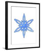 Blue Snowflake 3-Wendy Edelson-Framed Giclee Print