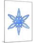 Blue Snowflake 3-Wendy Edelson-Mounted Giclee Print