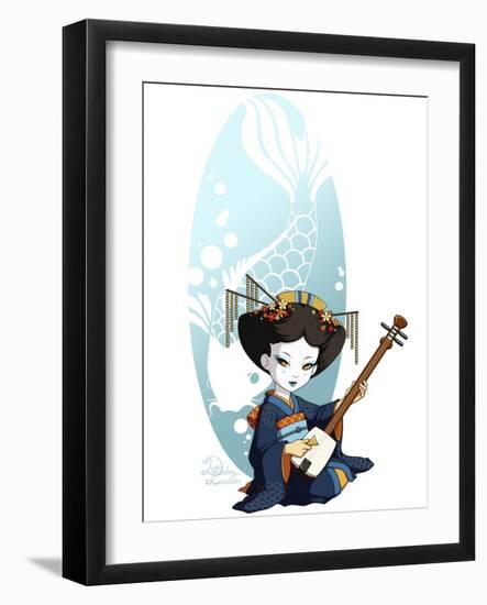 Blue Song-Dalliann-Framed Giclee Print