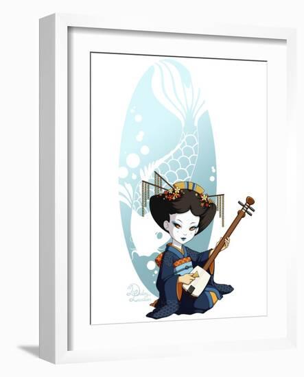 Blue Song-Dalliann-Framed Giclee Print