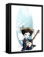 Blue Song-Dalliann-Framed Stretched Canvas