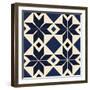 Blue Spanish tile, 2018-Andrew Watson-Framed Giclee Print