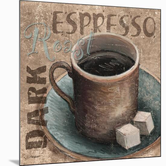 Blue Specialty Coffee II-Todd Williams-Mounted Premium Giclee Print