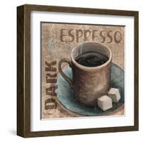 Blue Specialty Coffee II-Todd Williams-Framed Art Print