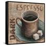 Blue Specialty Coffee II-Todd Williams-Framed Stretched Canvas