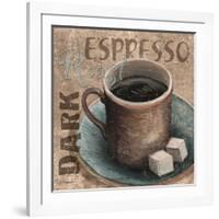 Blue Specialty Coffee II-Todd Williams-Framed Art Print