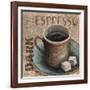 Blue Specialty Coffee II-Todd Williams-Framed Art Print