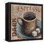 Blue Specialty Coffee II-Todd Williams-Framed Stretched Canvas