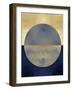 Blue Sphere II-Justin Thompson-Framed Art Print