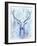 Blue Spirit Deer-Michelle Faber-Framed Giclee Print