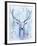 Blue Spirit Deer-Michelle Faber-Framed Giclee Print