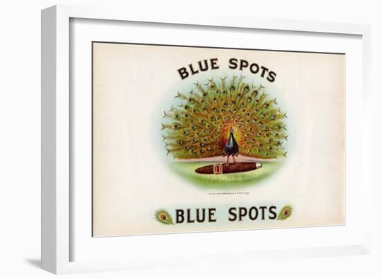 Blue Spots-Art Of The Cigar-Framed Giclee Print