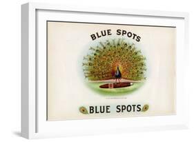 Blue Spots-Art Of The Cigar-Framed Giclee Print