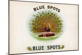 Blue Spots-Art Of The Cigar-Mounted Giclee Print