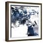 Blue Square Jay Mess-OnRei-Framed Art Print