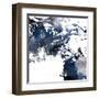 Blue Square Jay Mess-OnRei-Framed Art Print