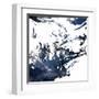 Blue Square Jay Mix-OnRei-Framed Art Print