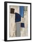 Blue Squared Detail 5-Dennis Dascher-Framed Art Print