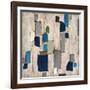 Blue Squared-Dennis Dascher-Framed Art Print