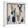 Blue Squared-Dennis Dascher-Framed Art Print