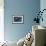 Blue Stair-Henk Van-Framed Photographic Print displayed on a wall